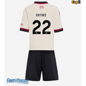 Liverpool Hugo Ekitike #22 Echipament de Fotbal Replică 2025-26 Copii Deplasare (+ Șorturi)